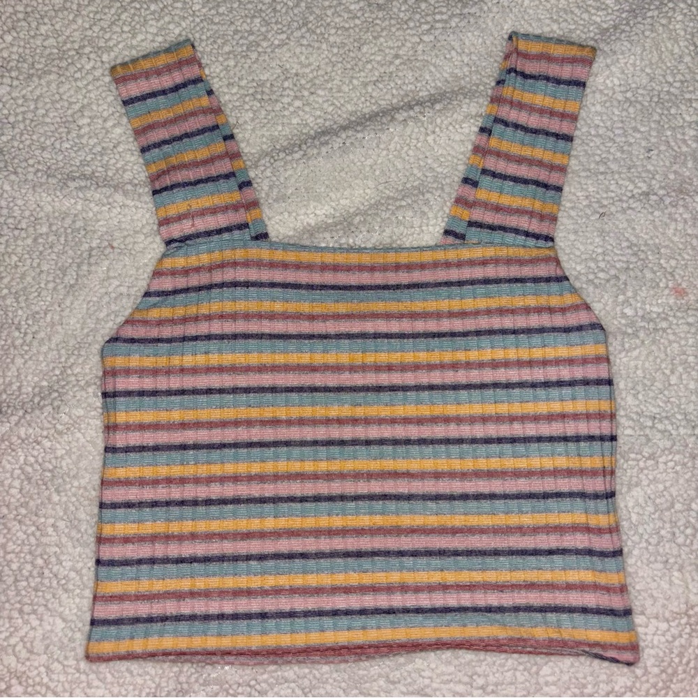 Y2K Square-Neck Crop Top